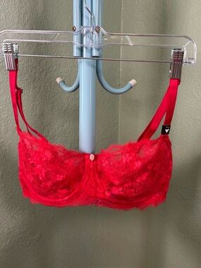 Victoria's Secret Hot Pink Lace Balconette Bra
